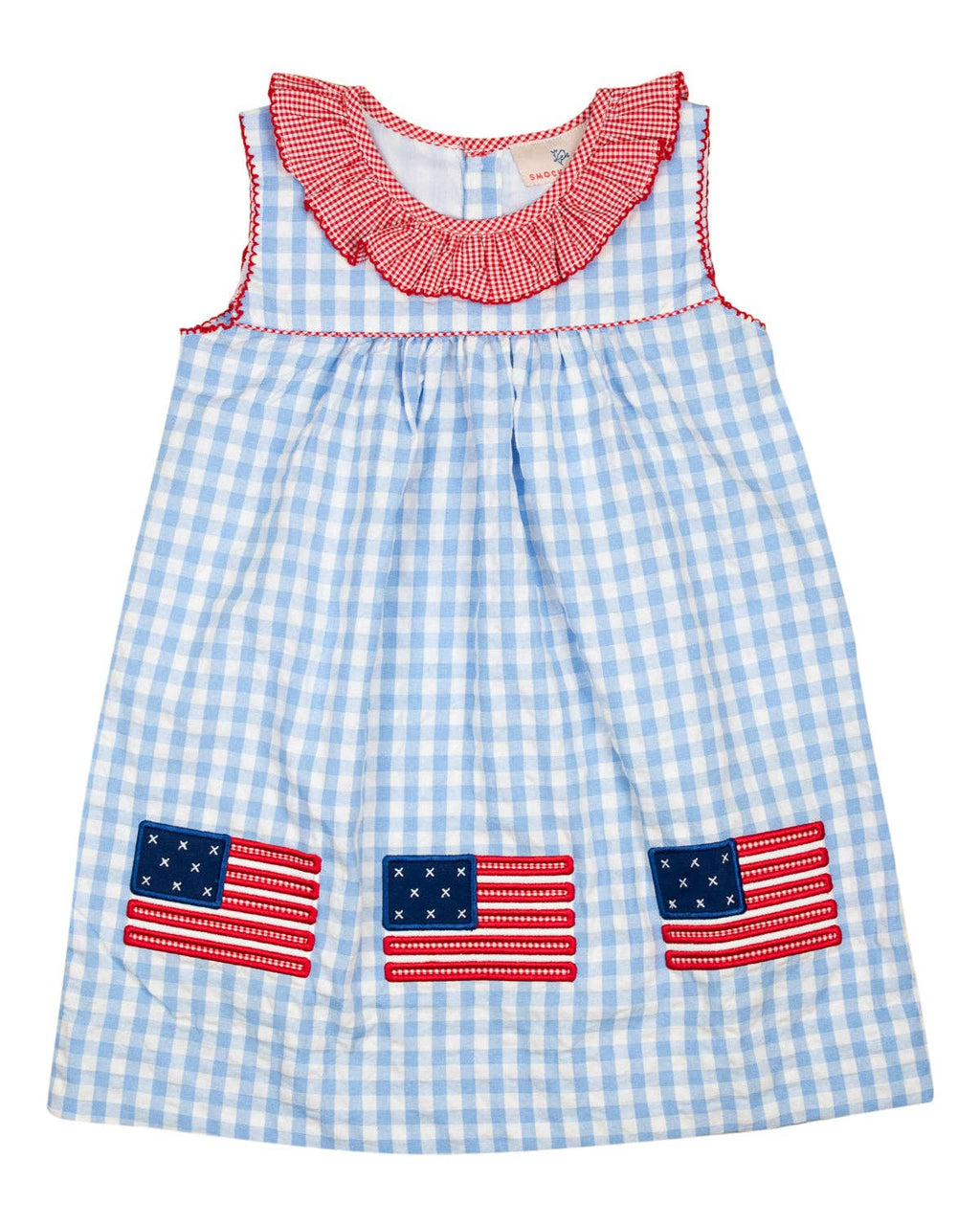 American Flag Applique Dress