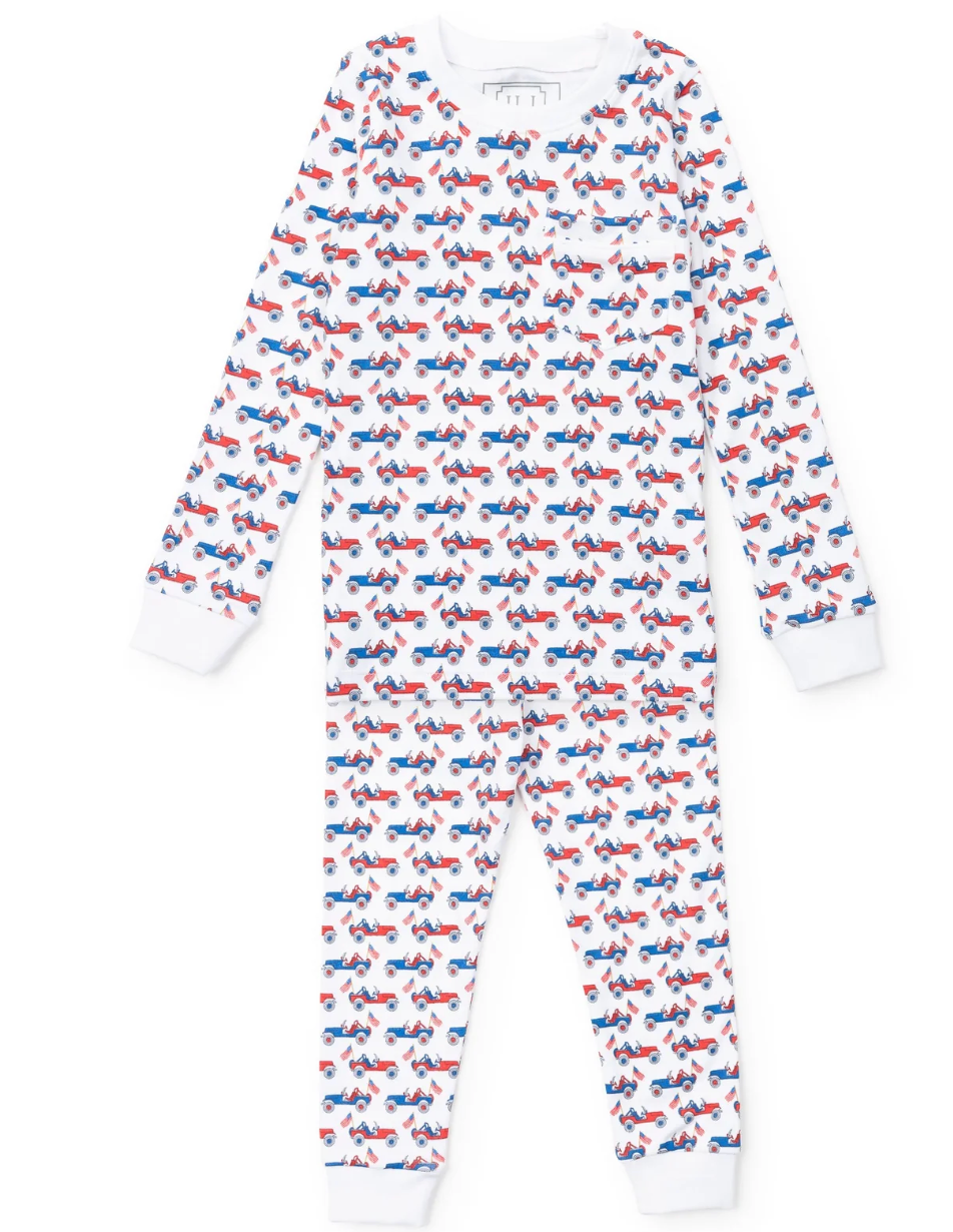 Bradford Boys' Pajama Pant Set - Patriotic Jeeps