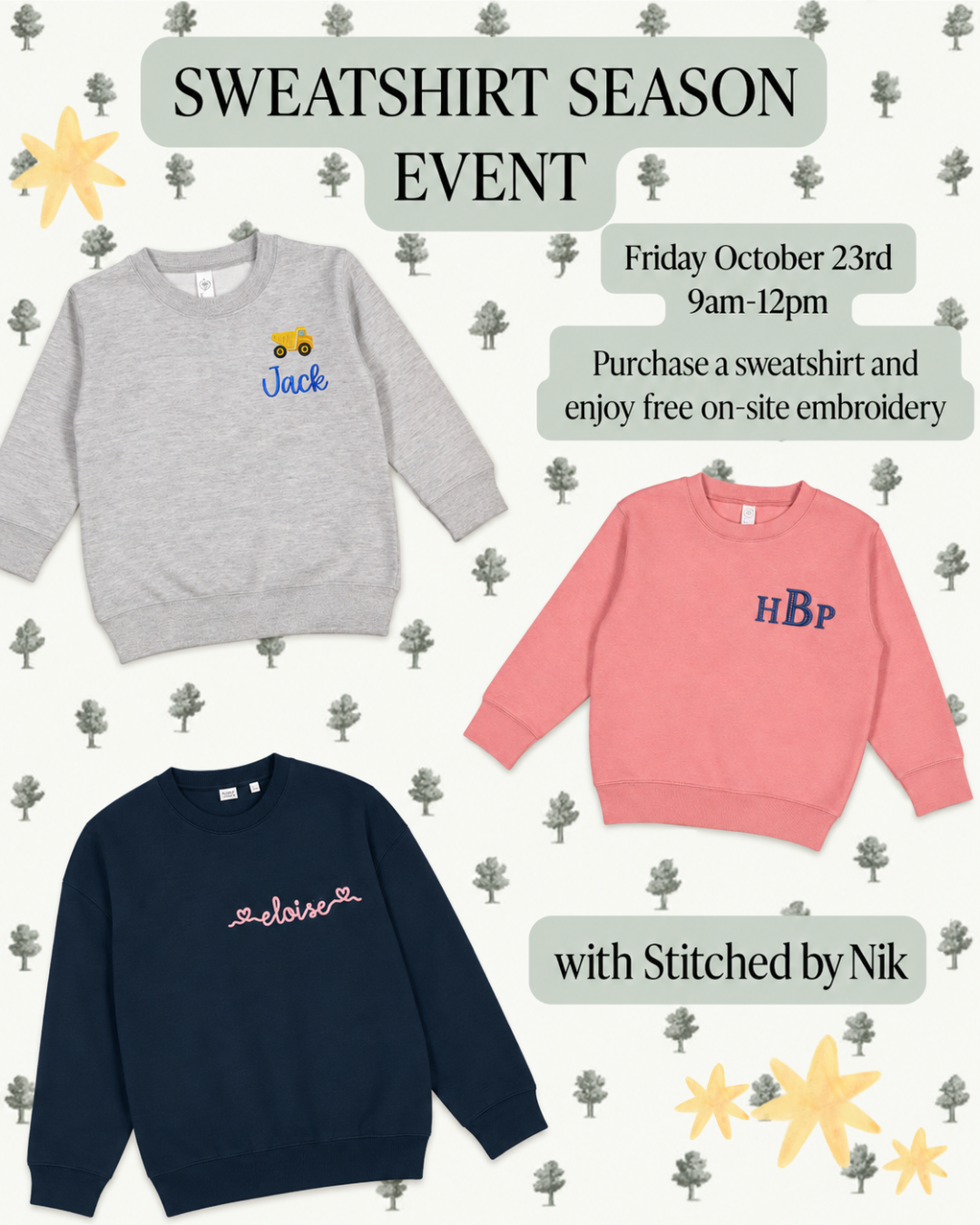 sweatshirt season event