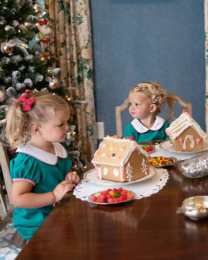 Candy Cane Applique Corduroy Bloomer Set