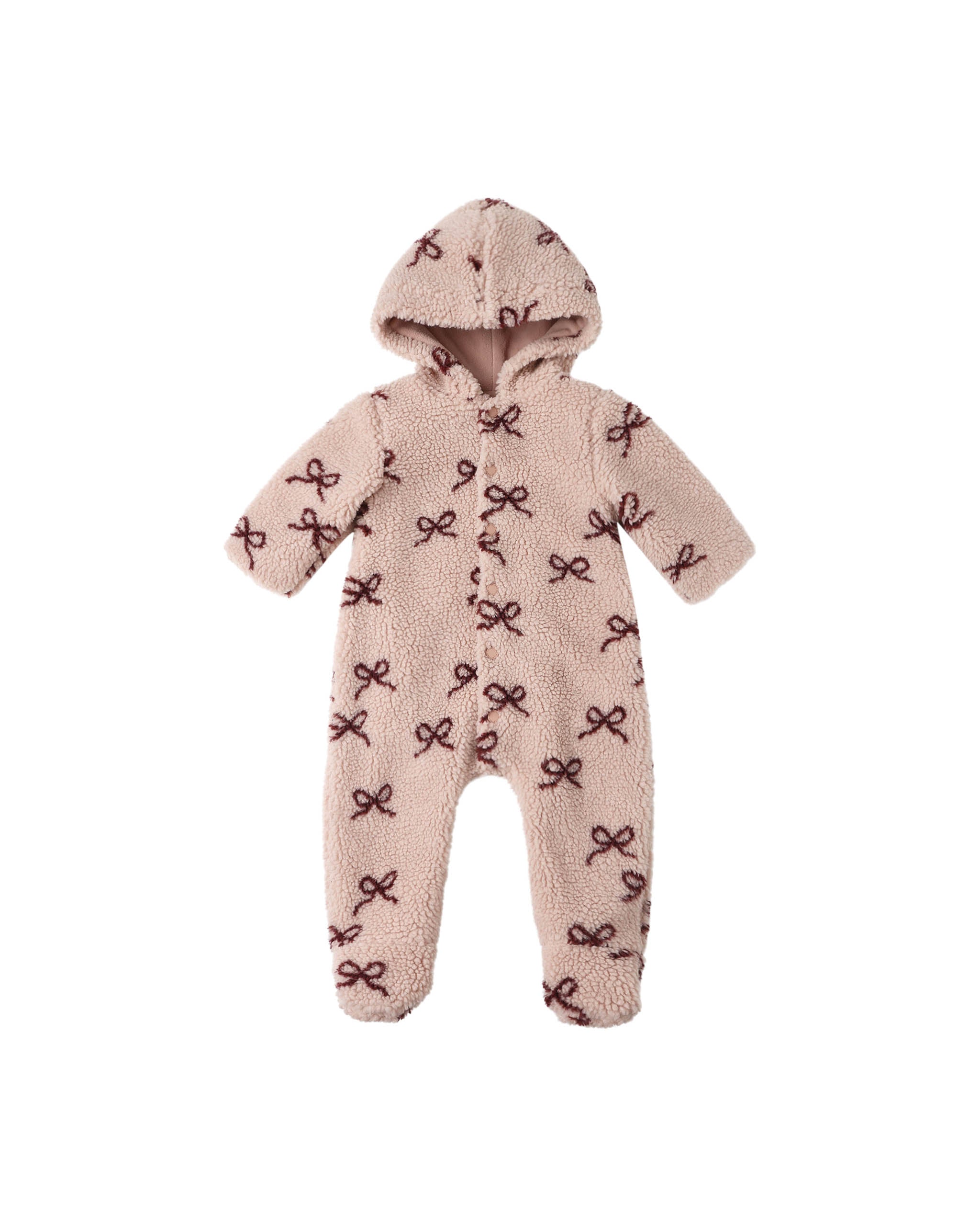 FLEECE JUMPSUIT || BOWS