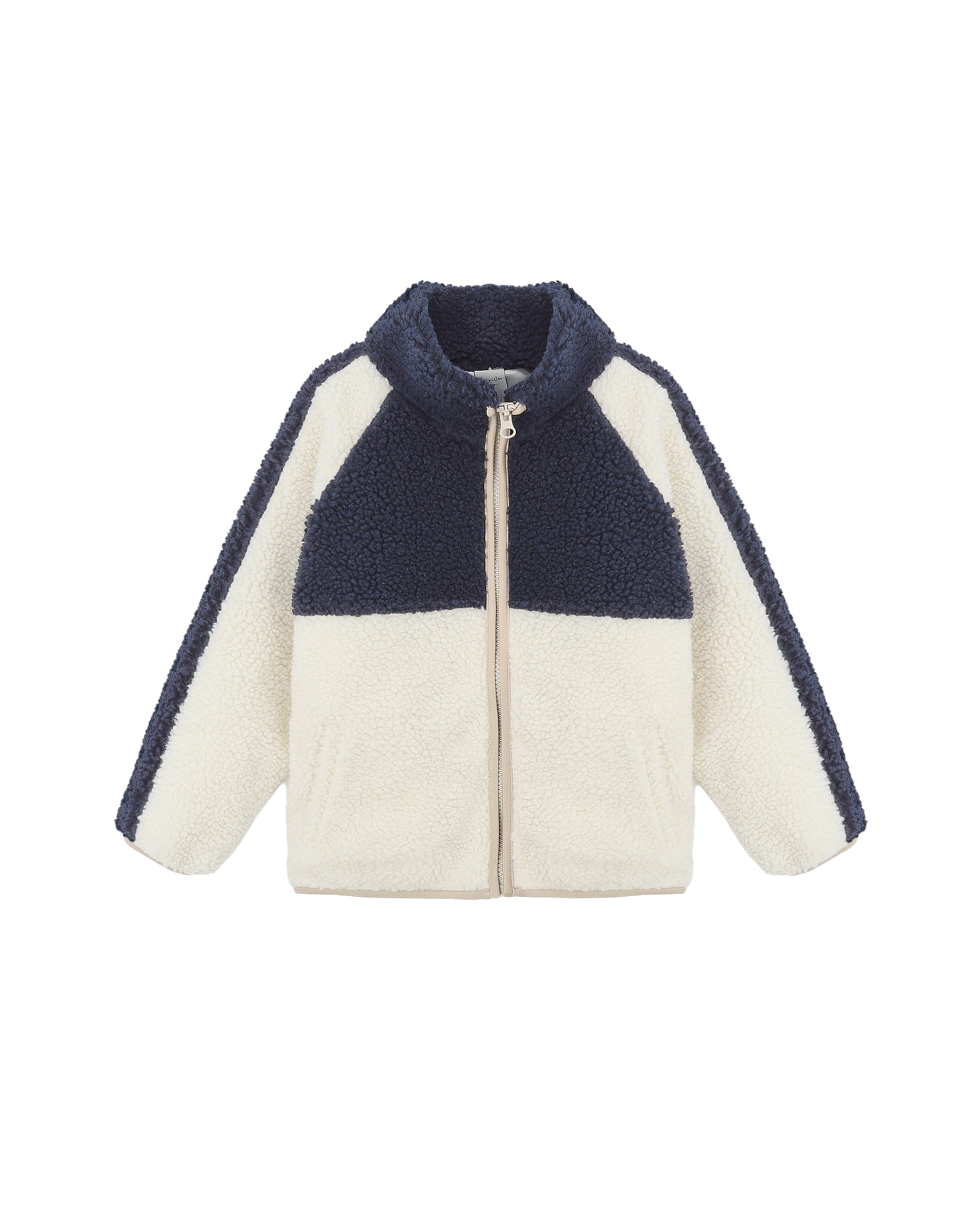 SHERPA TRAILS JACKET || NAVY COLOR BLOCK